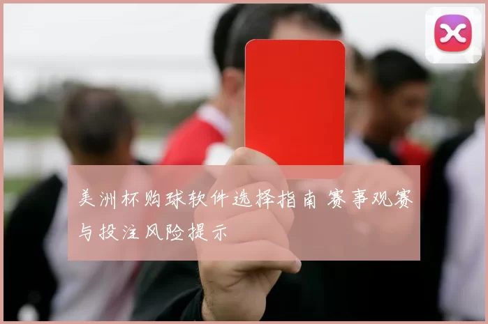 美洲杯购球软件选择指南 赛事观赛与投注风险提示
